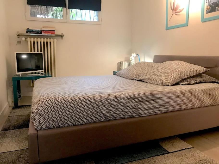 Appartement Cosy, Independant Avec Jardin Meudon Buitenkant foto