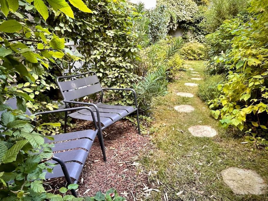 Appartement Cosy, Independant Avec Jardin Meudon Buitenkant foto